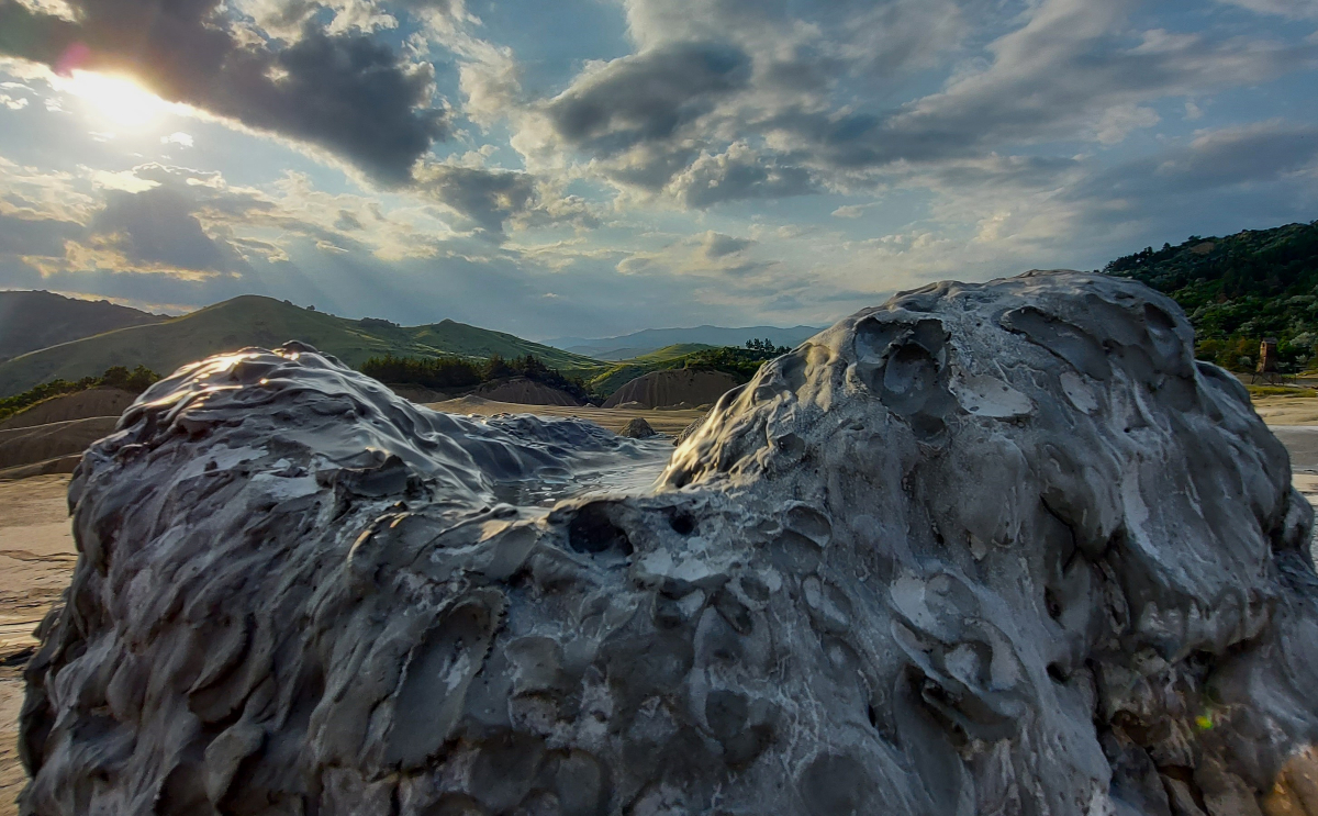 Mud Volcano Buzau Romania